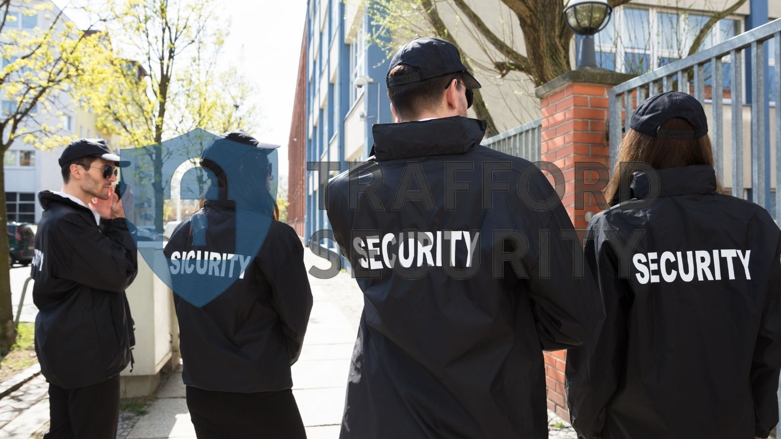 Trafford Security officers on duty