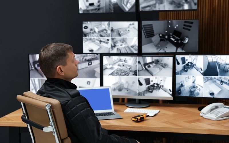 CCTV monitoring room